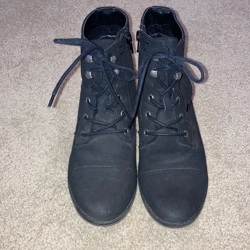 Black ankle boots